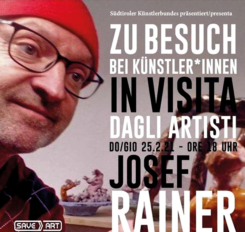 Eine besondere Initiative des Südtiroler Künstlerbundes jeden Donnerstag bis am 29. April: zu Besuch bei einem Künstler.