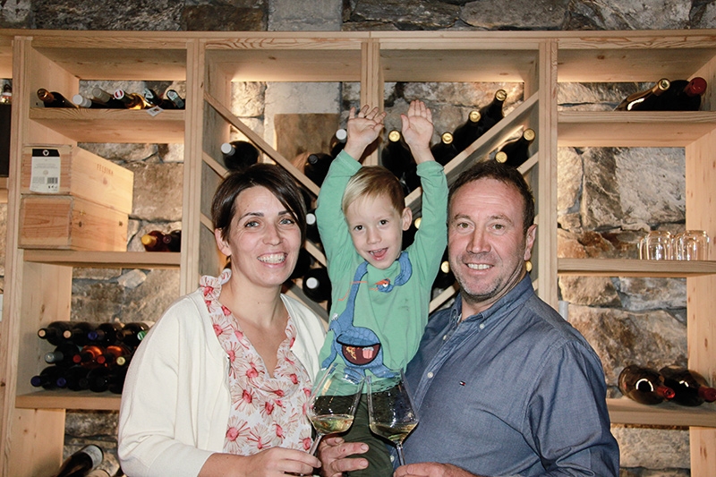 Thomas Plack mit Partnerin Claudia Telser und Sohn Lorenz