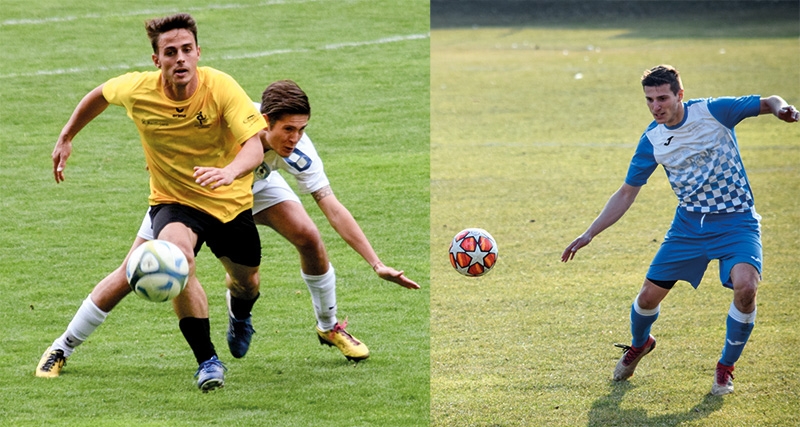 Schlanders sammelte bisher sieben Punkte. rechts: Aufsteiger Schluderns hat ebenfalls sieben Punkte auf dem Konto