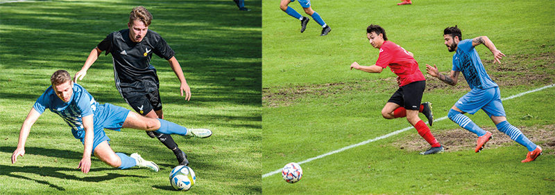 Schlanders (blau) und Morter kämpfen um Platz 2; Das Derby Schluderns gegen Prad verspricht spannend zu werden