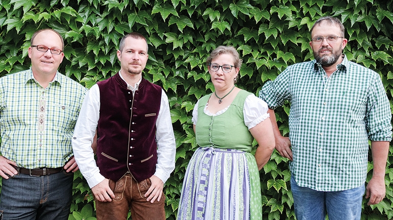 v.l.: Thomas  Patscheider,  Oliver Pöhli,  Monika Spiss, Christian Fasolt