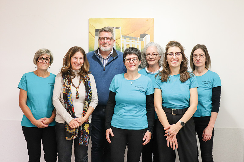 Sonja Gorfer, Christa Ladurner, Wolfgang Hainz, Heidi Heel, Margot Teissl, Nadine Trenkwalder, Evelyn Peer, Petra Blaas fehlt im Bild