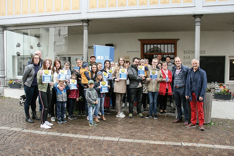 Übergabe der Preise an 25 Gewinnerinnen und Gewinner in Mals