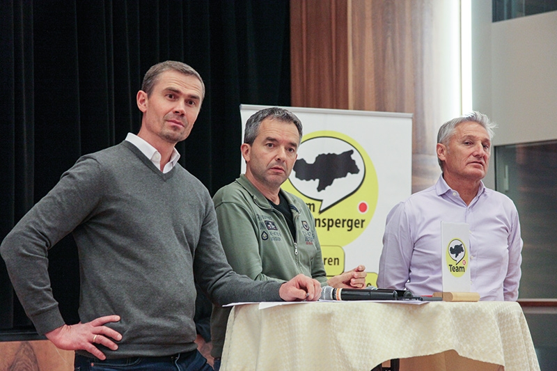 v.l.: Peter Faistnauer, Paul Köllensperger und Erwin Wegmann