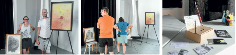 Heike und Thomas stellen bereits das zweite Mal gemeinsam aus.