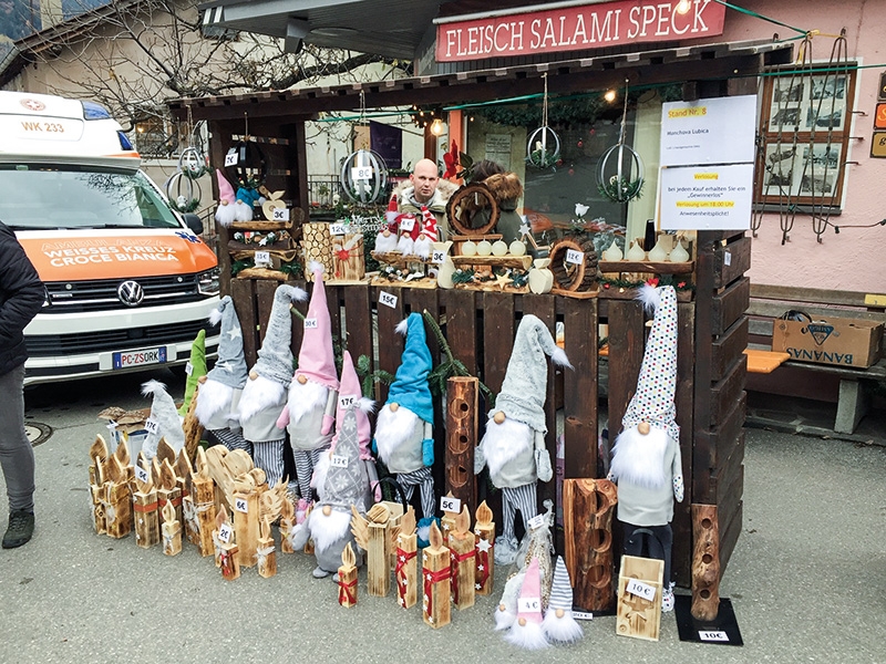 Unter dem Motto Handgemachtes, Hausgemachtes und Kreatives war das Angebot beim Partschinser Adventmarkt breit gefächert