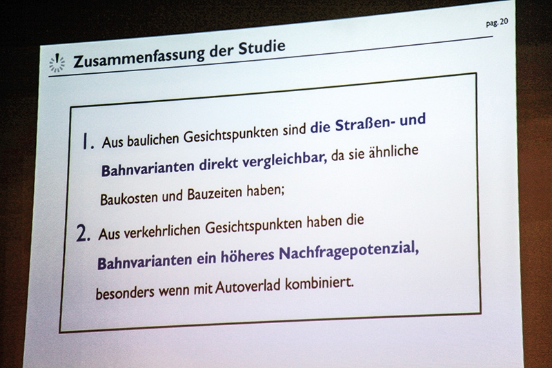 Zusammenfassung der am 4.12.2017 in Mals vorgestellten Studie zur Verbindung Mals-Veltlin