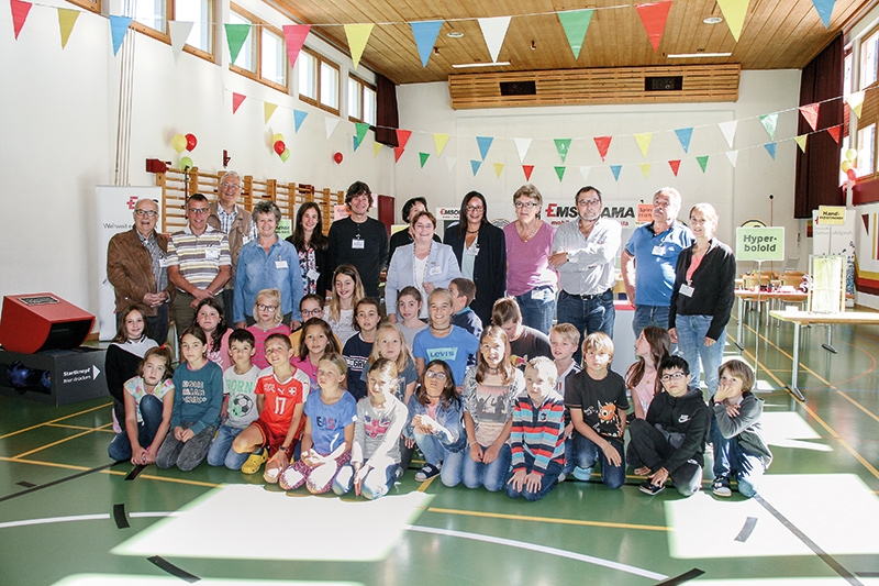 EMSORAMA-Eröffnung in der Schulturnhalle in Müstair 