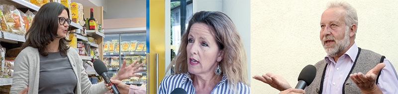 Was sagen die Leute in Naturns - Kurze Aussagen; Lade die App Xtend kostenlos auf dein Smartphone und scanne die Bilder; Freundlich zur Verfügung gestellt von videoaktiv.it