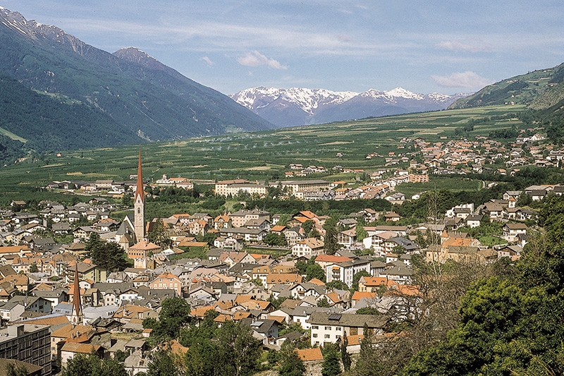 Schlanders vom „Keschtnwool“ in den 1970er Jahren