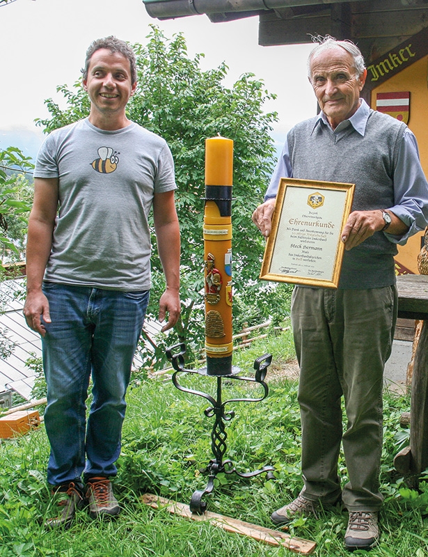 Ludwig Thoma und der Geehrte Hermann Steck