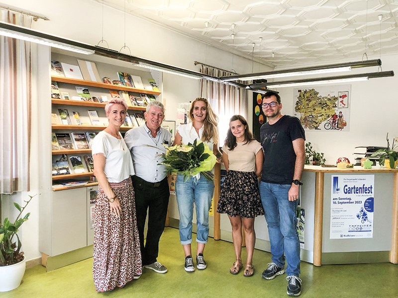 v. l. Petra Wellenzohn, Karl Pfitscher, Ramona Kuen, Karin Gluderer und Tobias Oberkofler