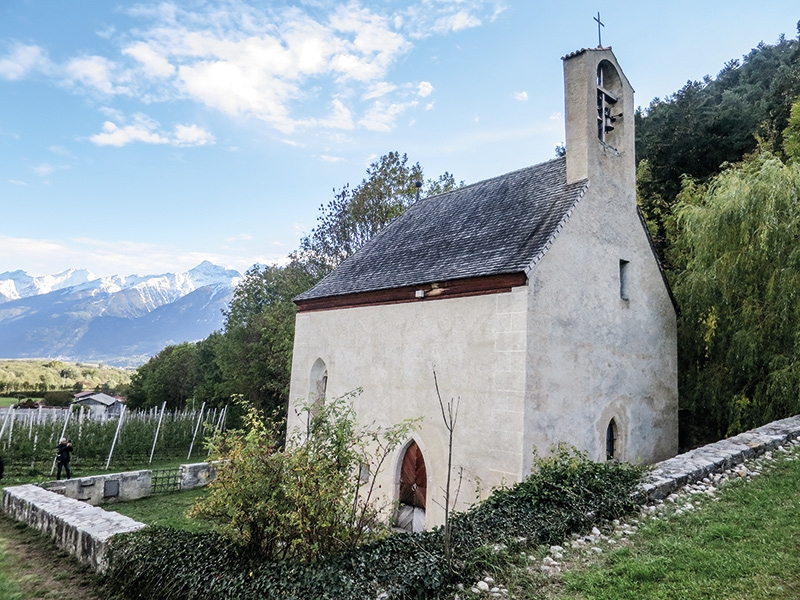Am Tag der Romanik gab es eine Kulturwanderung von Glurns nach Söles mit einer Besichtigung der Kirche St. Jakob.