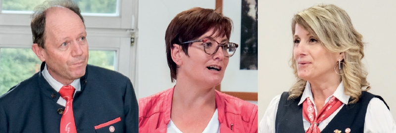 Dienstleiter Punter Franz war der erste „Fixe“ beim Weißen Kreuz im Vinschgauer Oberland. Er wurde für 40 Jahre Mitarbeit geehrt; Vizebürgermeisterin Andrea Frank war Sektionsleiterin von 2009 bis 2014. Sie hat den Neubau der Rettungsstelle in Graun mit großem Engagement und Begeisterung begleitet; Präsidentin des Landesrettungsvereins Barbara Siri: „ Liebe Sektion Vinschgauer Oberland! 40 Jahre, die du auf dem Buckel hast, sind für dich ja keine Last, diese Zeit war für Dich ein Kinderspiel, deshalb schaffst du ganz sicher auch doppel so viel!“ Mit diesem Spruch wünschte sie der Sektion das Allerbeste zum Geburtstag und: ad multos annos.