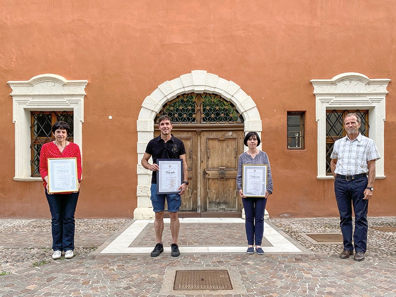 v.l. Siglinde Hört, Ulrich Ratschiller, Anna Unterholzer, Manfred Ratschiller
