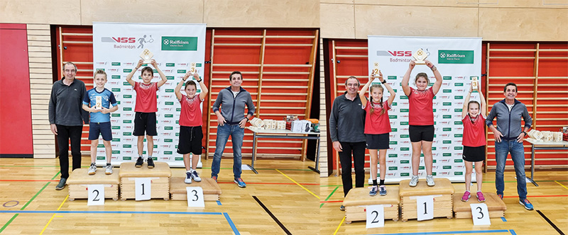 Siegerehrung U13 Buben und U11 Mädchen