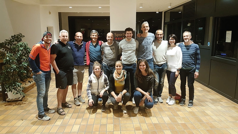 Windisch mit seinem Vinschger Fanclub