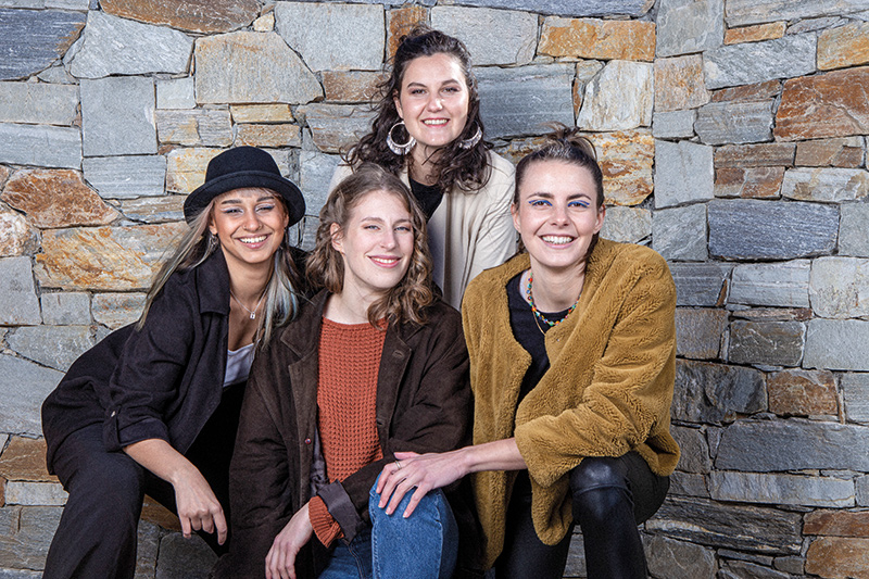 Das „ätsch bätsch“- Team (von links): Christine Stacherl, Kathrin Hutter, Ingrid Kapeller (hinten) und Franziska Heiß