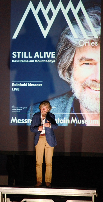 Reinhold Messner in Sulden