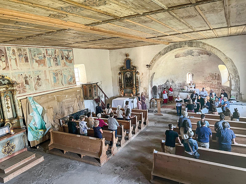 Der Patroziniumsgottesdienst in der St. Veit Kirche in Tartsch/Mals am 15. Juni 2025