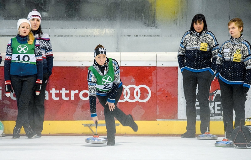 Die Vorrunde der Damen fand in Latsch statt