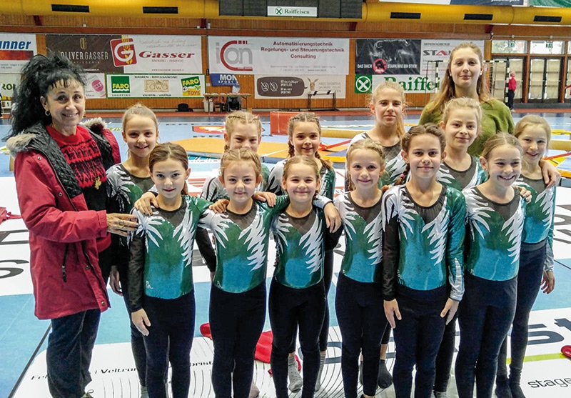 Carla Wieser kann stolz auf ihre Nachwuchsturnerinnen sein