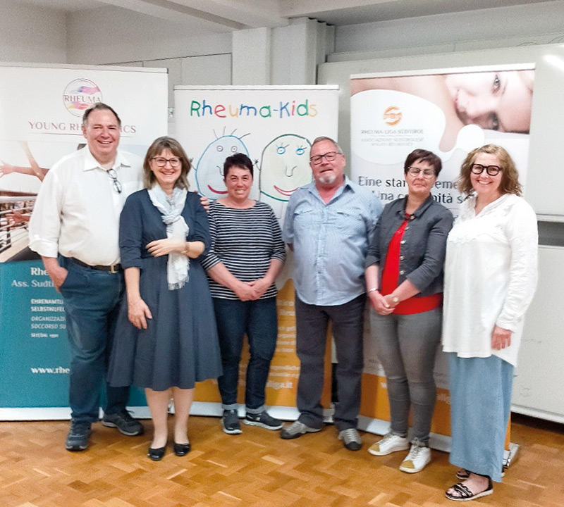 v. l: Dr. Armin Maier, Dr. Ester Vivaldelli, Astrid Blaas, Egon Blaas, Christine Prantl, Birgit Kaschta