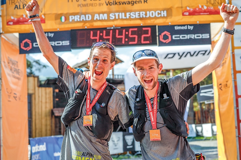 Die Gesamtsieger Martin Lustenberger und Ramon Manetsch aus der Schweiz