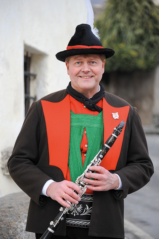Andreas Österreicher, Obmann der Musikkapelle Partschins