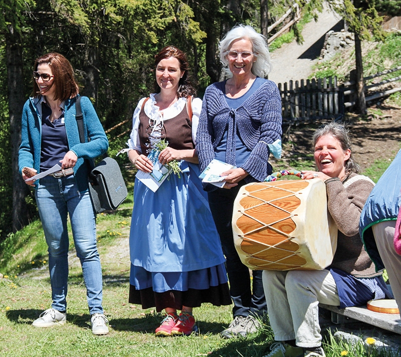 v.l.: Deborah Zanzotti, Kathrin Gschleier, Martina Thanei und Martina Wienchol