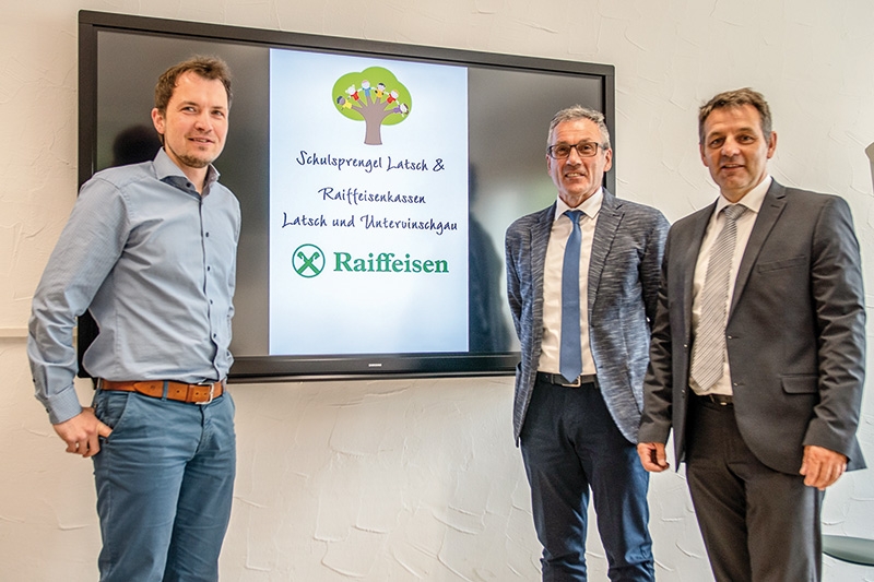 Die Direktoren Stefan Ganterer, Karl-Heinz Tscholl und Manfred Leimgruber