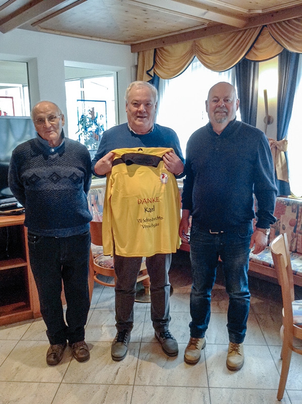 v.l. Arnold Moser, Karl Schuster und Johann Messmer