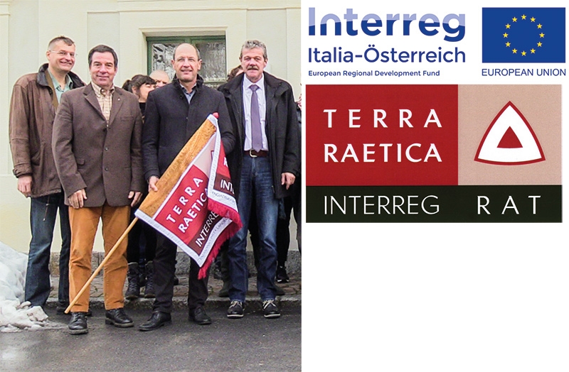 v.l.: Christian Stampfer (Land Tirol), Andrea Gilli (Val Müstair/Unterengadin), Andreas Tappeiner (Bezirk Vinschgau), Markus Maß (Bezirk Landeck)