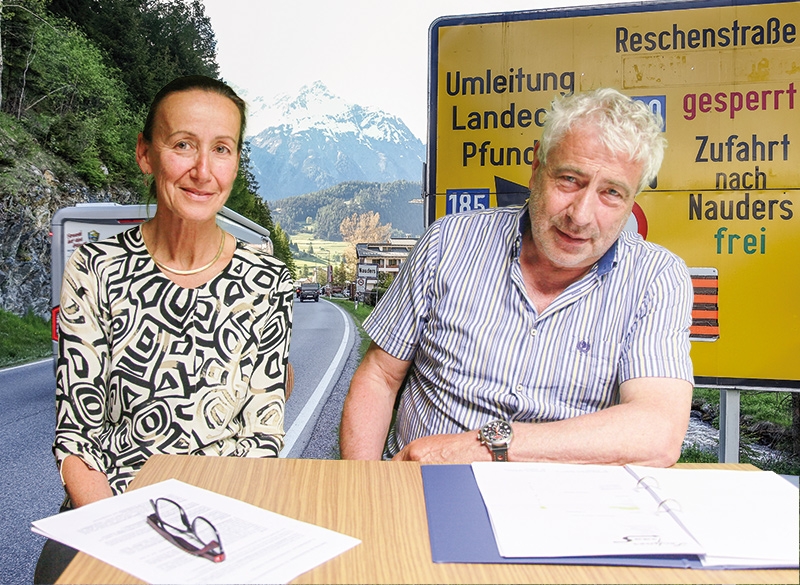 Evelyn Lechner (Lechner Trans) und Albert Hutter (TransAlbert): „Für uns ist die Totalsperre eine Katastrophe“