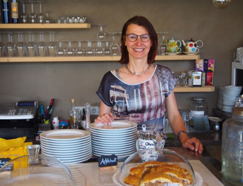 Lydia Thanei, die das „Café Margronda“ beim Pflanzgarten oberhalb von Tartsch geführt hat, hat gekündigt 