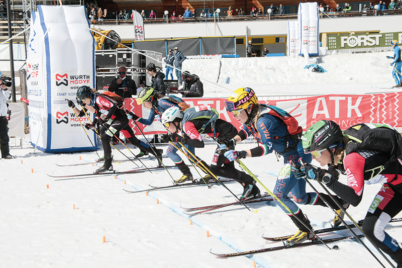 Spektakuläre Sprints im Skibergsteigen in Martell - Am 20. Juli 2021 hat das Internationale Olympische Komitee einstimmig beschlossen, das Wettkampf-Skibergsteigen zur olympischen Disziplin zu erheben. 