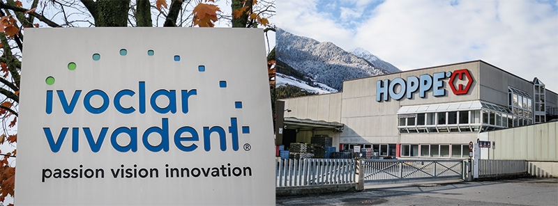 10 Industriebetriebe im Vinschgau beteiligten sich am Tag der offenen Tür am 8. und 15. November: Schweizer und Ivoclar (Naturns), Pedross (Latsch), J. Mair, Systems (Schlanders), Hoppe (Laas), InterFama, Hofer, Polyfaser (Prad), Moriggl (Glurns)