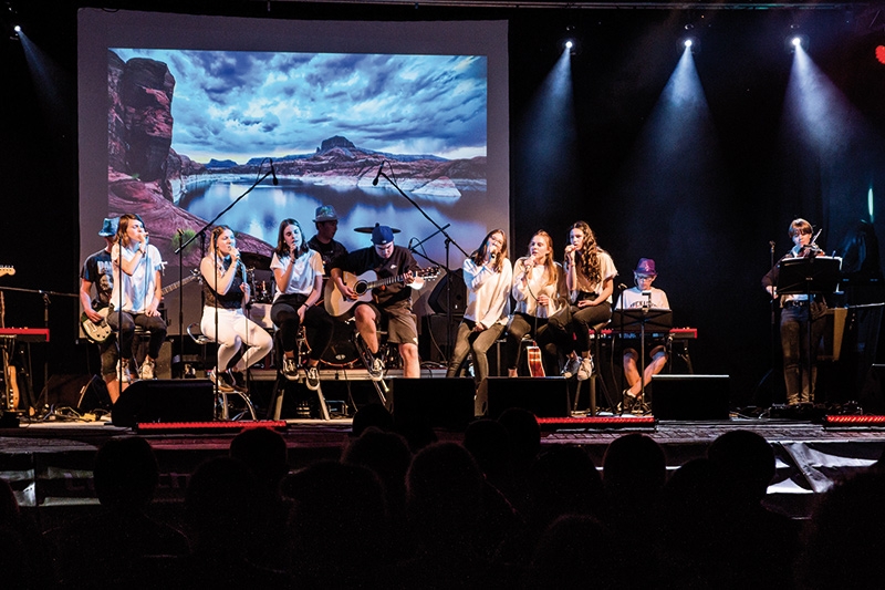 Das Motto der Veranstaltung war Programm: Sie haben die Bühne gerockt! 