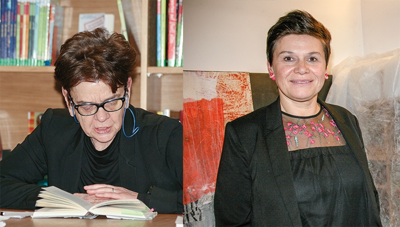 Angelika Overat und Annegret Polin