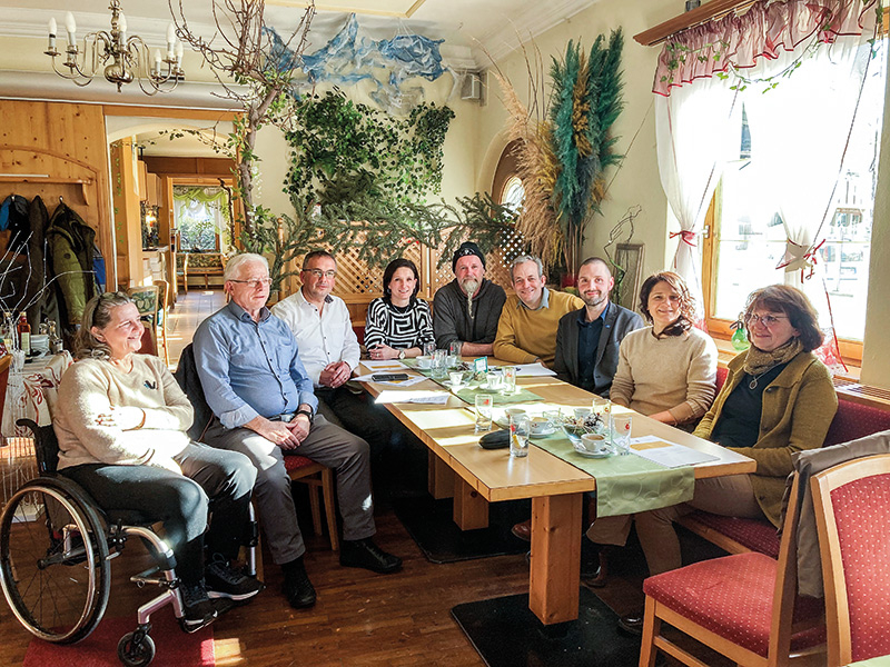 Rosalinde Trafoier, VizeBM Peter Trafoier, BM Heiko Hauser, Astrid Grutsch, Joachim Pircher, Dietmar Spechtenhauser, Aaron Pircher, Susanne Pinggera und Paulina Stecher