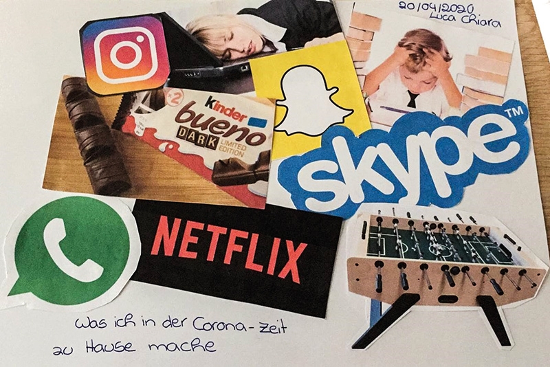 Foto: Collage von Ciara Luca, 3A, Mittelschule Prad