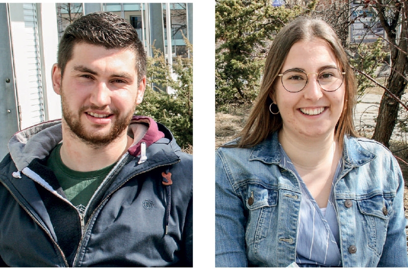Bezirksobmann SBJ Fabian Brenner (Stilfs); Die SBJ Bezirksleiterin Anna Rainalter (Latsch)