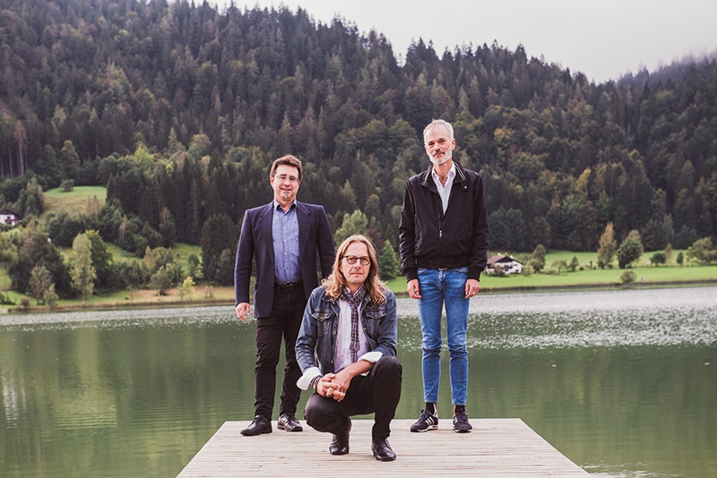 Kapellmeister Josef Pirchmoser, Regisseur Norbert Mladek und Schriftsteller Toni Bernhart.