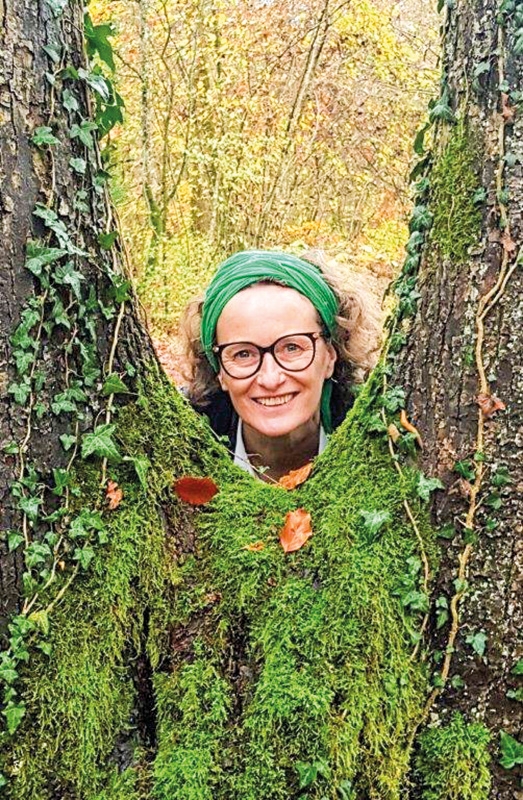 Alles hat zwei Seiten. Adelheid Walcher Sinn,  die gebürtige Öserreicherin wohnt in Naturns
