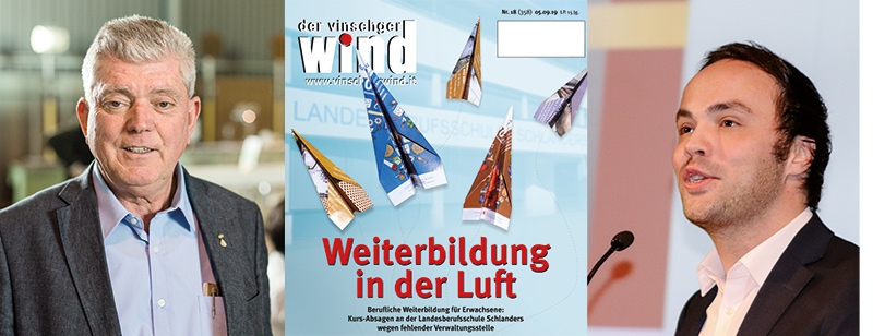 SWR-Bezirkspräsident Karl Pfitscher ist erleichtert, dass die berufliche Weiterbildung an der Landesberufsschule Schlanders gesichert ist. Zumindest für ein Jahr hat LR Philipp Achammer, auf massiven Druck der Vinschger Wirtschaftsvertreter eine Lösung in Aussicht gestellt.