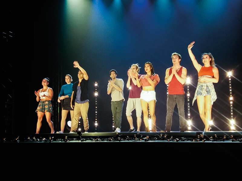 The Circus Club beim Schlussapplaus