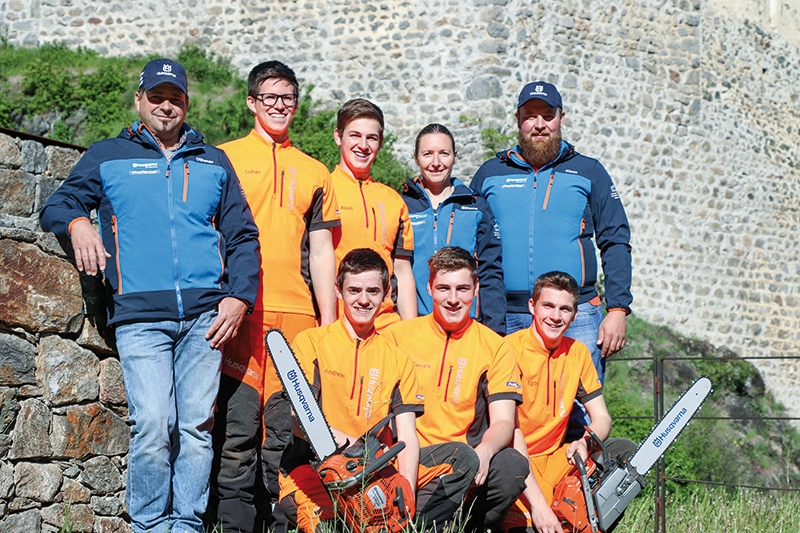 Team EM: Telfser  Othmar, Wallnöfer Lukas, Tumler Alois, Götsch Simone, Niederholzer Klaus, kn-Egger  Andreas, Weissenhorn Patrick, Telser Egon