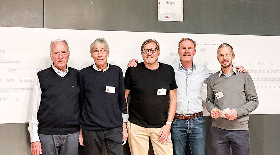 Das OK-Team v. l.: Luis Fabi, Andreas Fabi, Ludwig Fabi, Elmar Fabi und Stefan Fabi