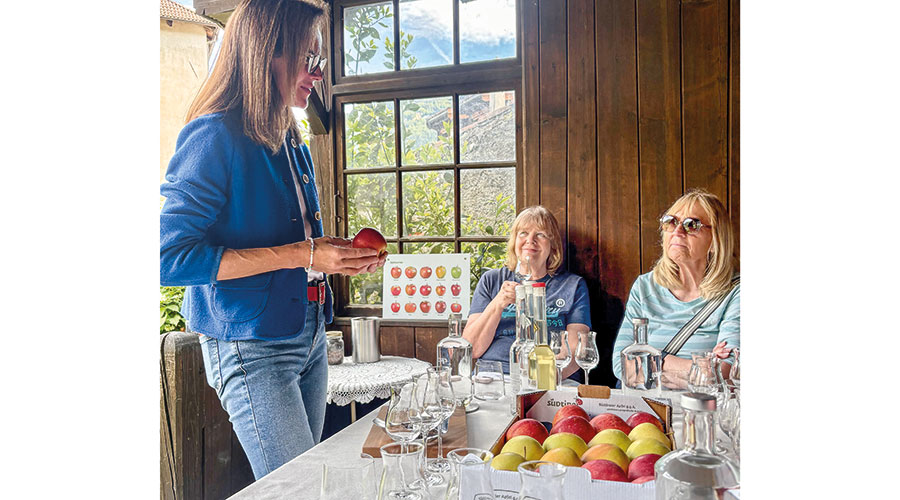 Verkostung Apfel im Glas