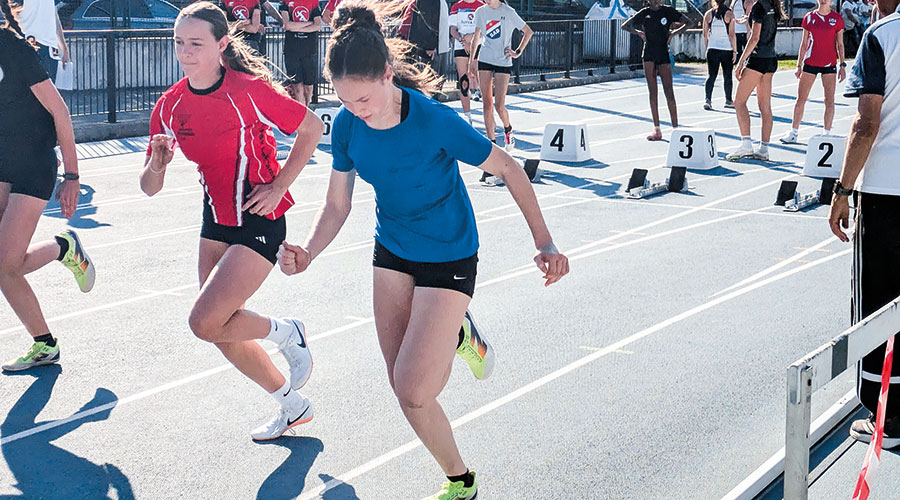 Platzer Hannah beim Sprint